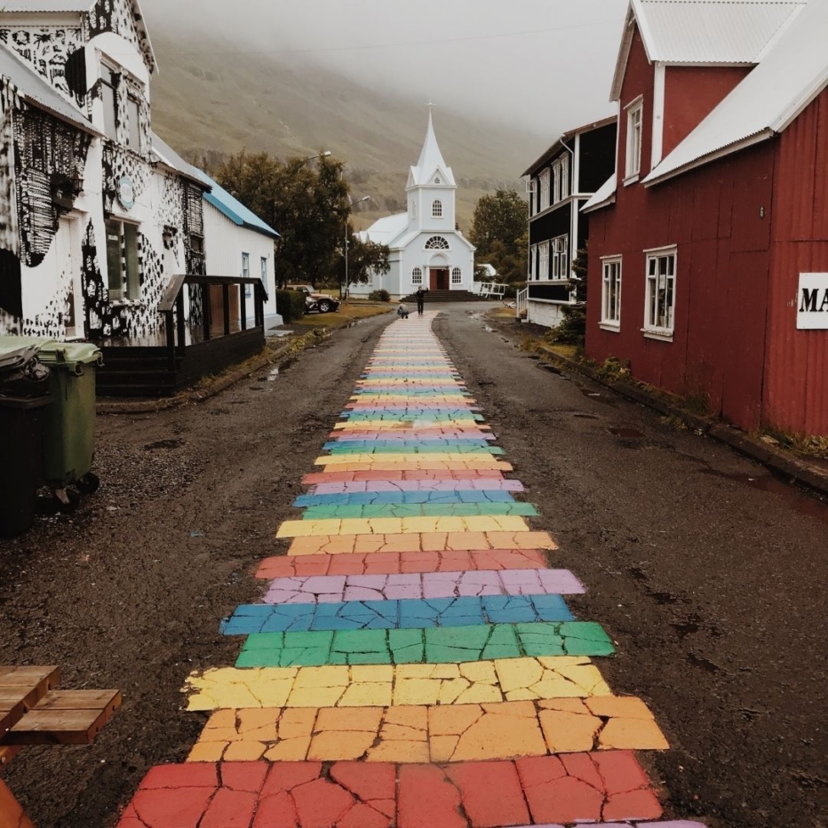 path leading to a church