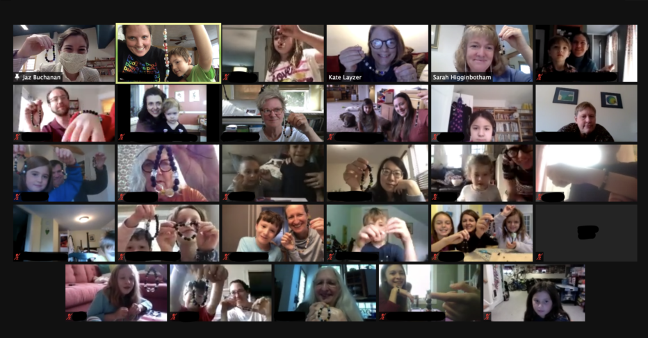 people on a zoom call