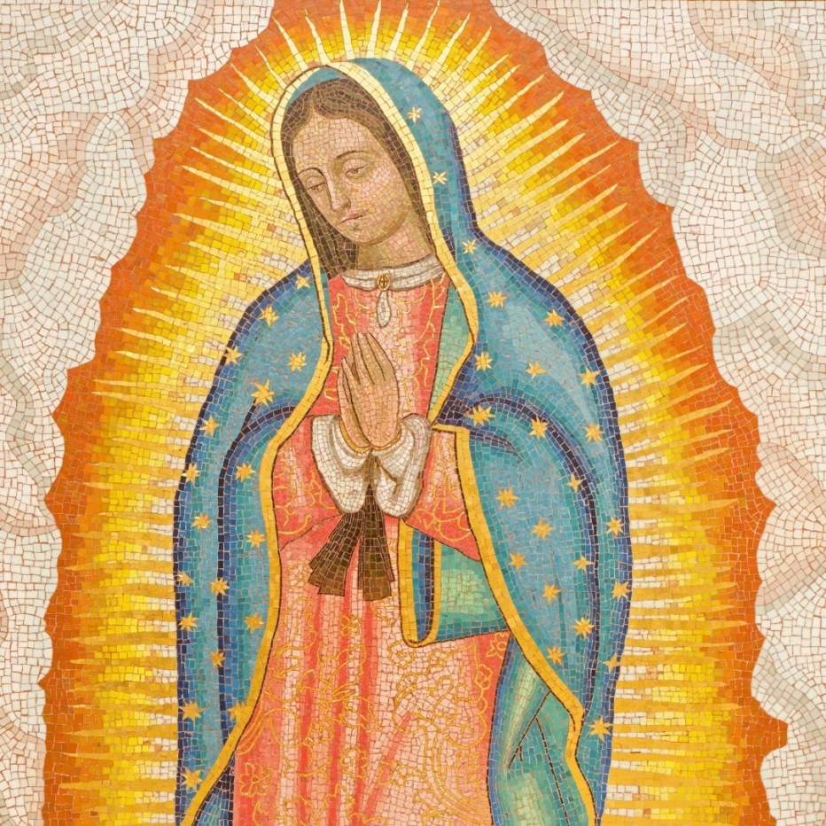 mosaic of Mary